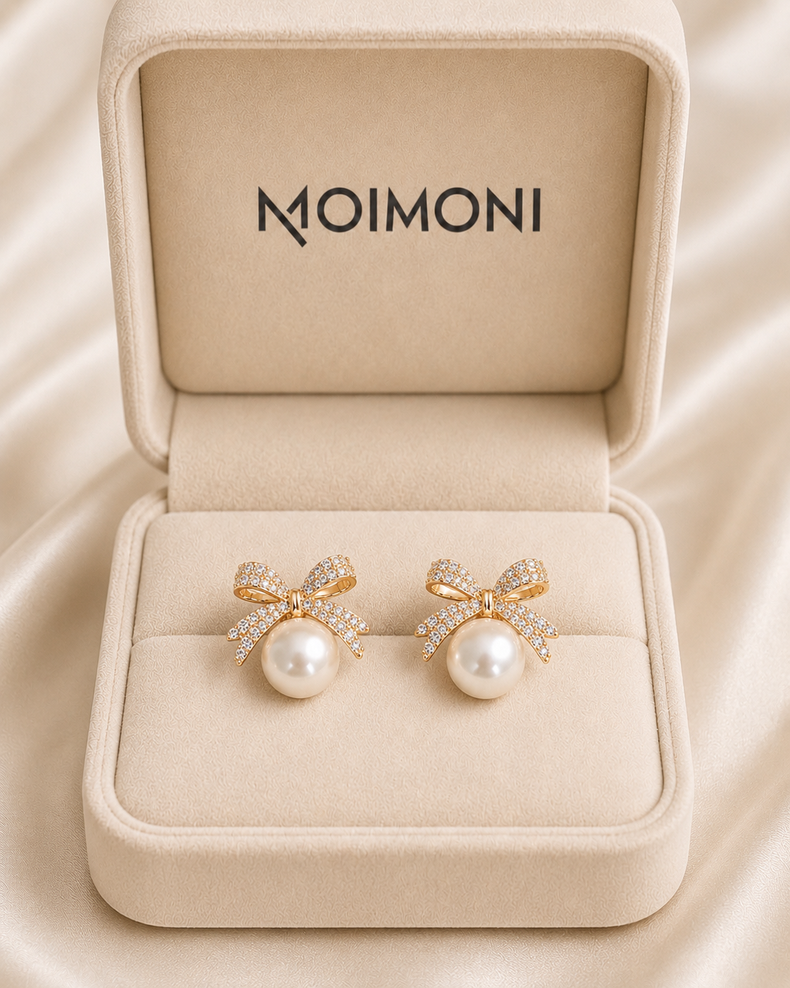 Perla Bow Earrings