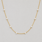 Elegantes Perlen-Goldschmuckset