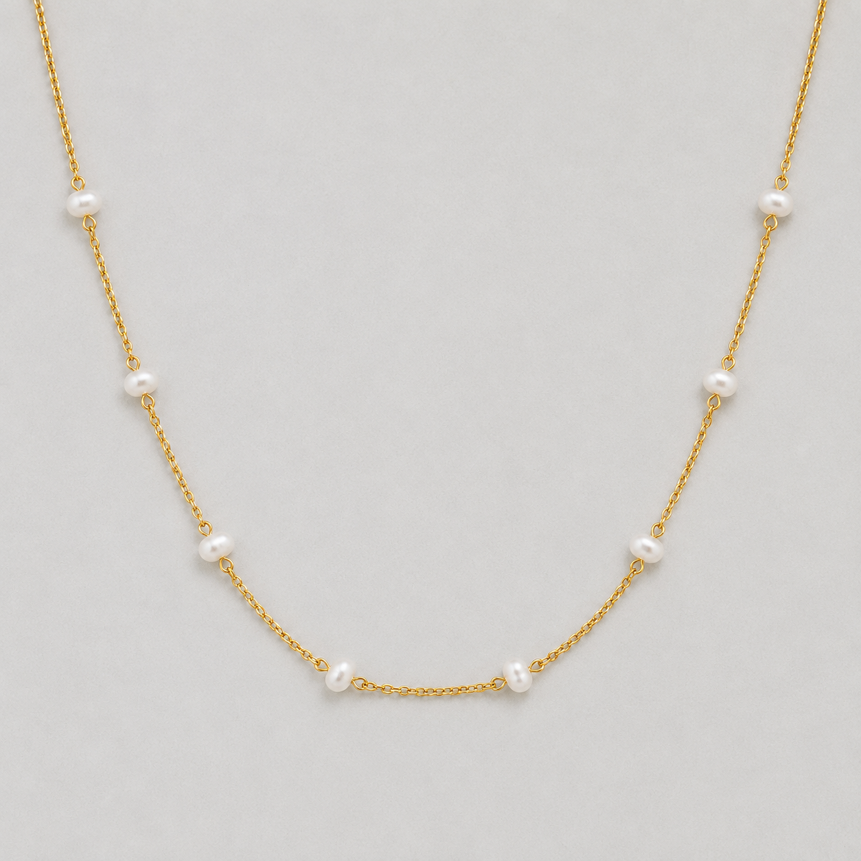 Elegant Pearl Gold Jewelry Set