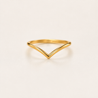 925 Sterling Silver V-Shaped Ring