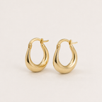 Boucles d'oreilles circulaires lisses classiques et simples en argent sterling 925 pour femmes, anniversaire, banquet, bijou fin de haute qualité  