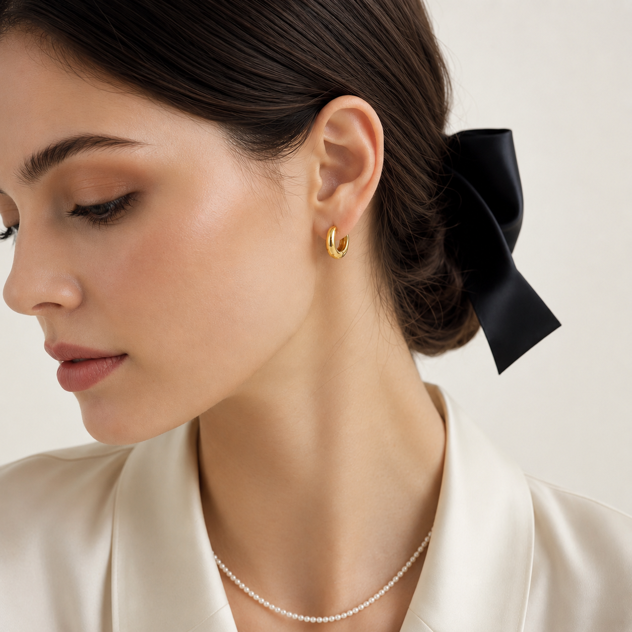 Pendientes de Aro Geométricos Coreanos de Plata Esterlina 925 en Venta Caliente, Simple, con Temperamento, Exquisitos, Joyería Sexy para Mujer