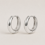Pendientes de Aro Geométricos Coreanos de Plata Esterlina 925 en Venta Caliente, Simple, con Temperamento, Exquisitos, Joyería Sexy para Mujer