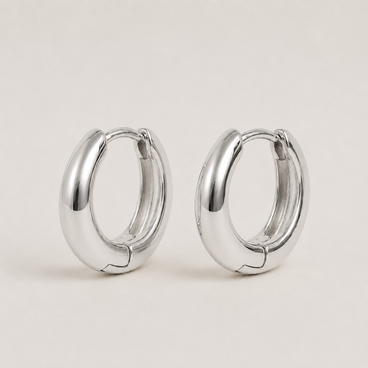 Pendientes de Aro Geométricos Coreanos de Plata Esterlina 925 en Venta Caliente, Simple, con Temperamento, Exquisitos, Joyería Sexy para Mujer