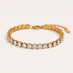Pulsera elegante con charm de circonita