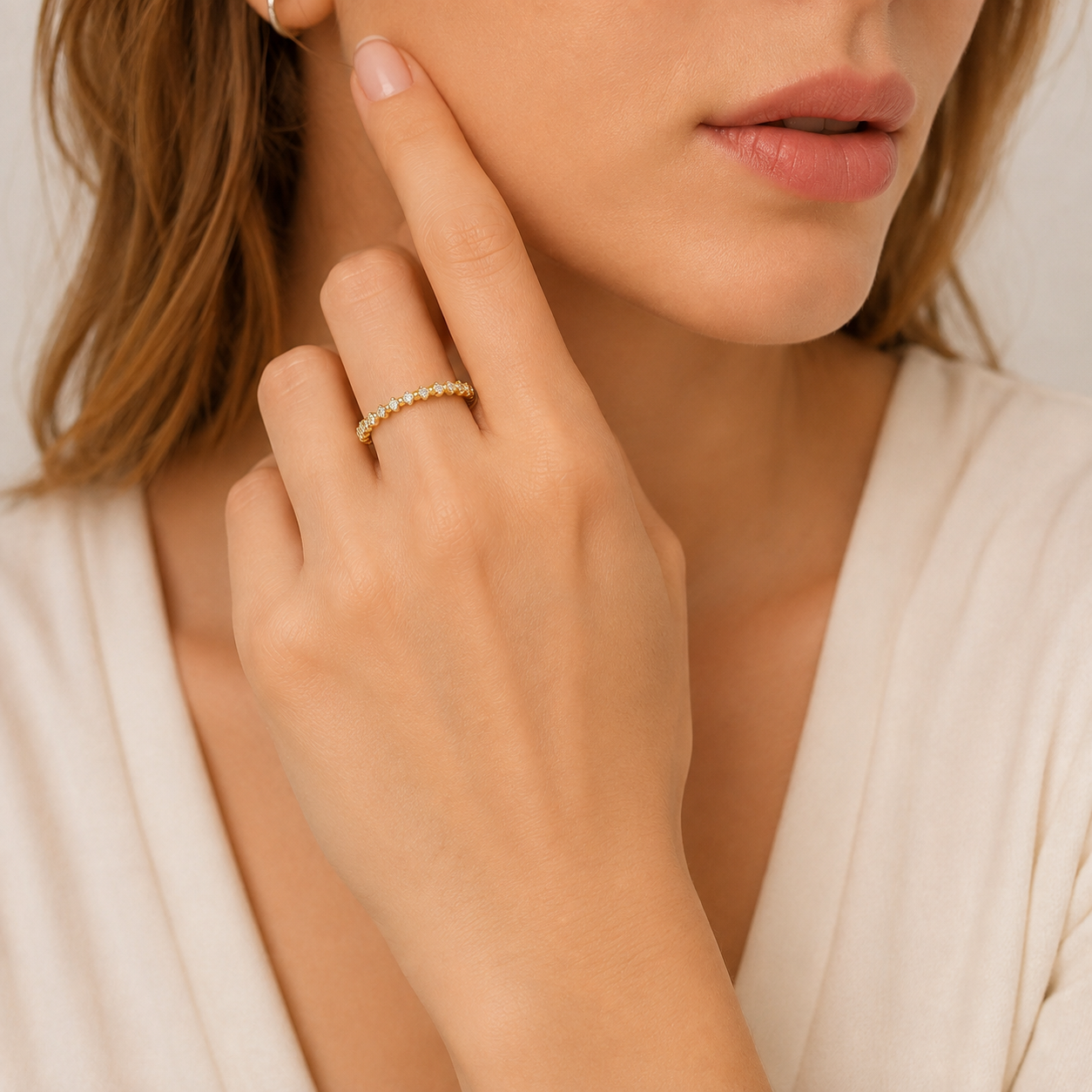 Delicacy Dots Ring — 925 Sterling Silver