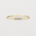 Delicate Three-Stone Ring
