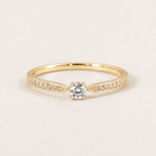 Sterling Silver Zircon Ring