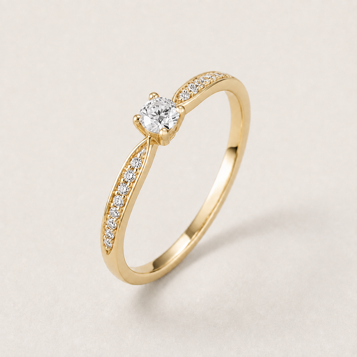 Sterling Silver Zircon Ring