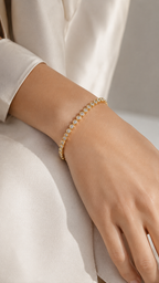 Classic Tennis Bracelet — CZ Crystals