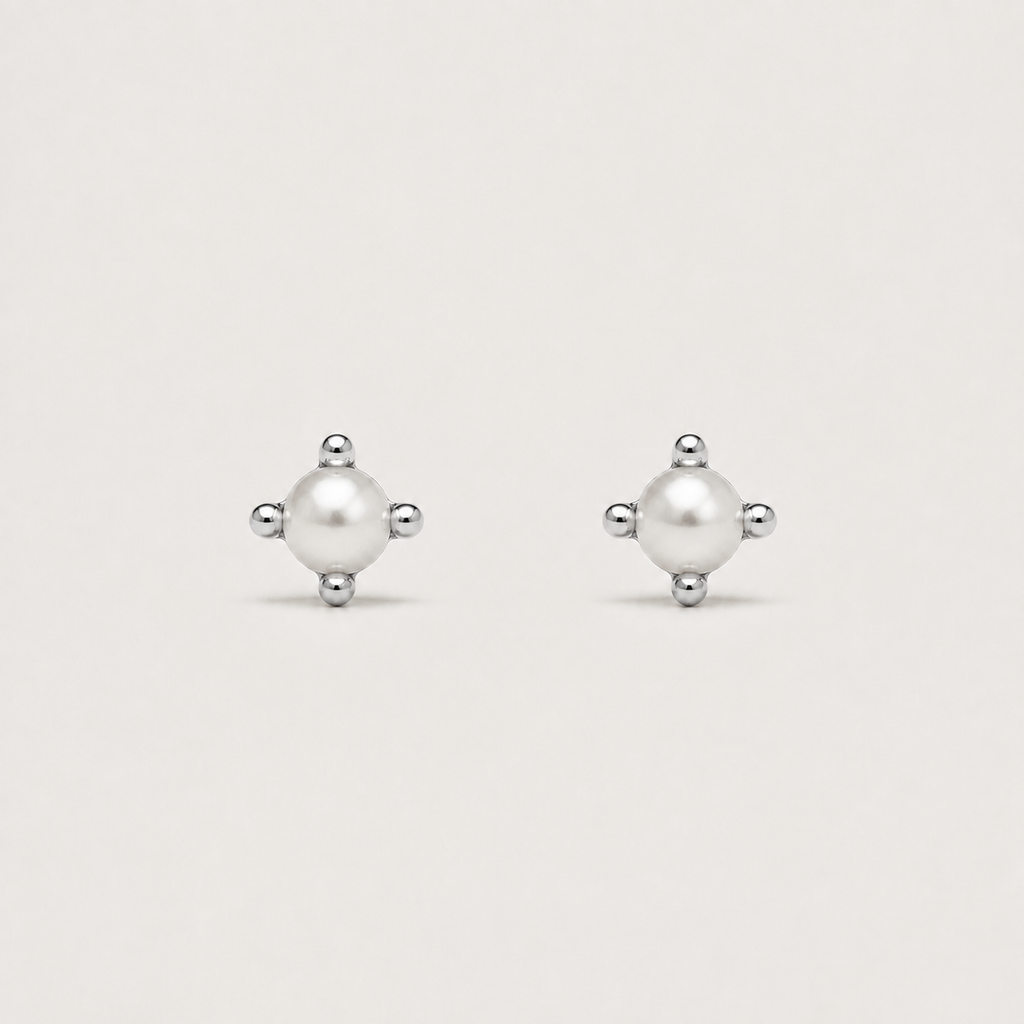 Petite Pearl Stud Earrings