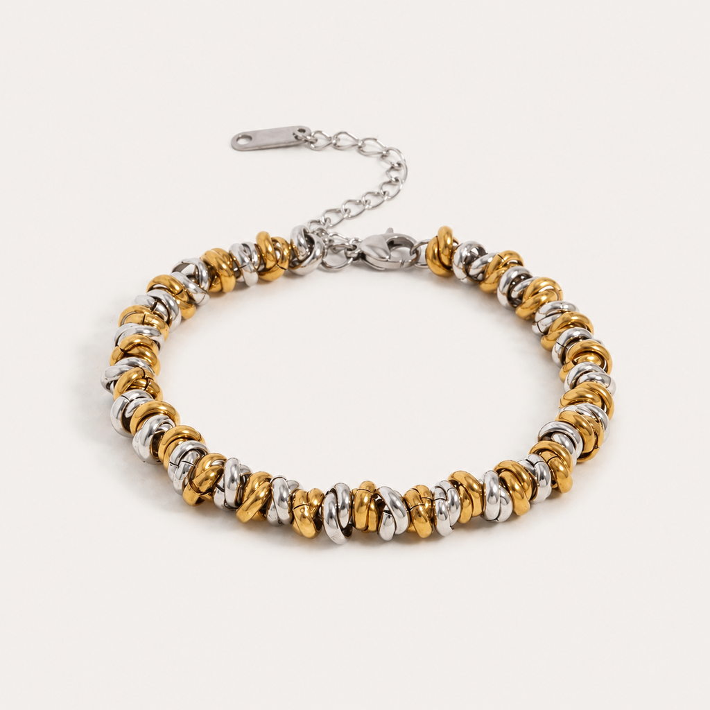 Conjunto de joyas circular elegante