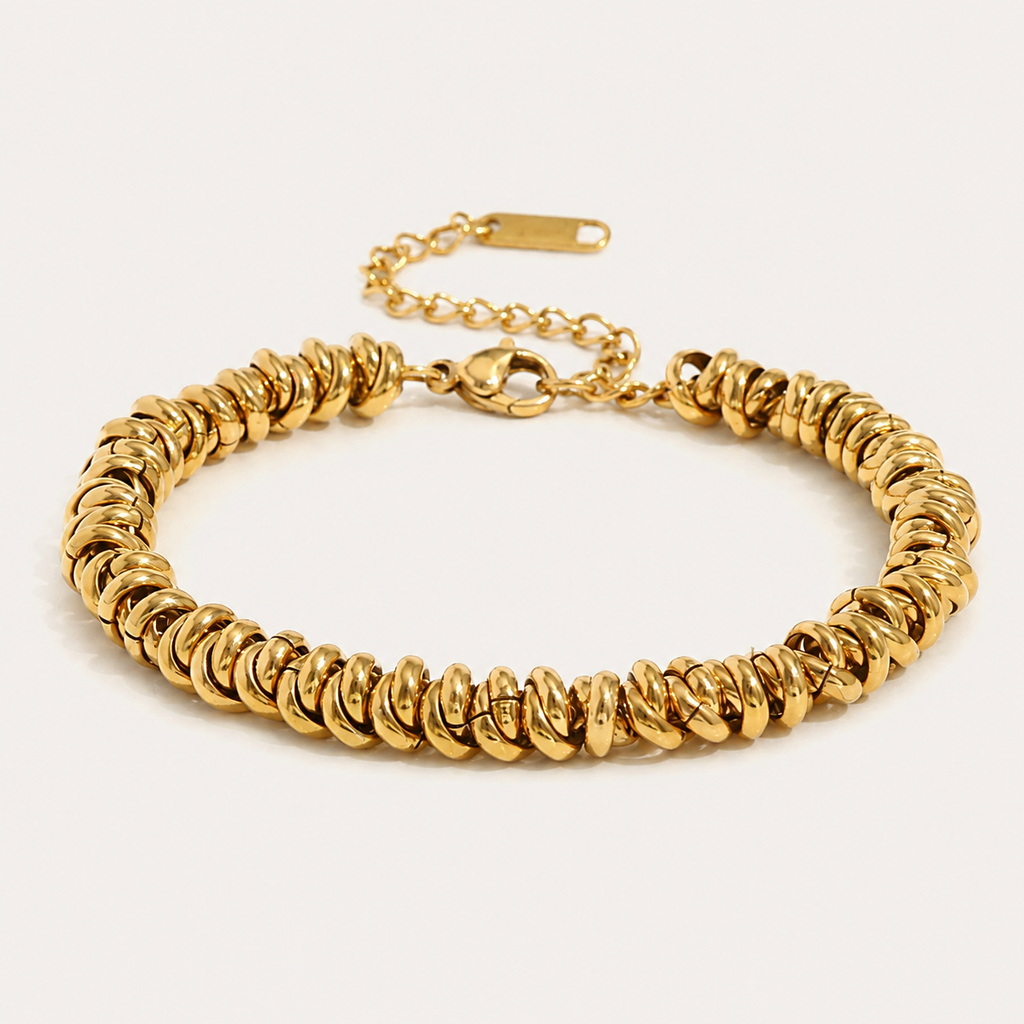 Conjunto de joyas circular elegante