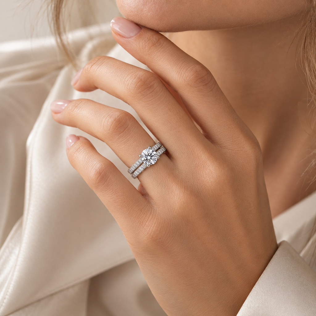 Anillo Tourmaline Halo 925