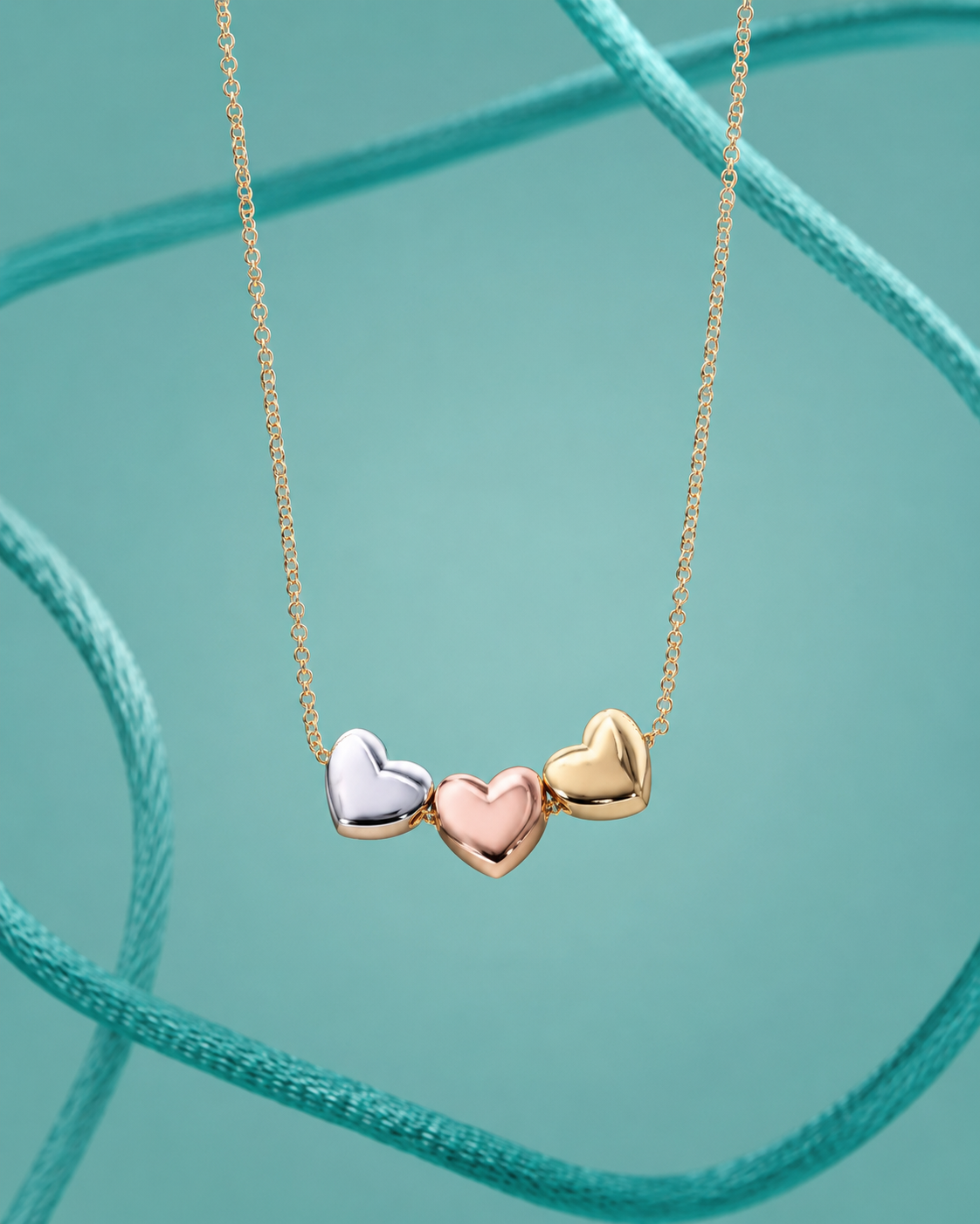 Three Hearts Elegance Necklace