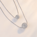 Lumière Pavé Sterling Silver Necklace