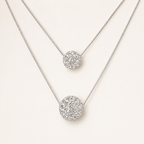 Lumière Pavé Sterling Silver Necklace