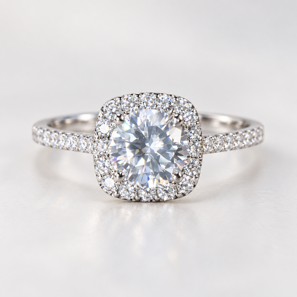 925 Sterling Silver Heart Zircon Ring for Women – Elegant Statement Jewelry