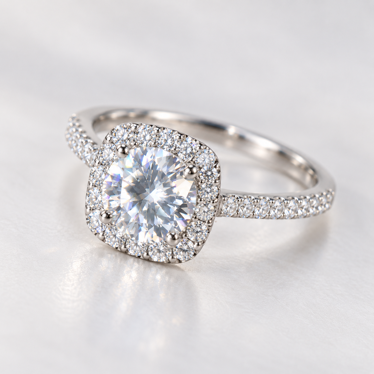 925 Sterling Silver Heart Zircon Ring for Women – Elegant Statement Jewelry