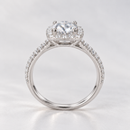 925 Sterling Silver Heart Zircon Ring for Women – Elegant Statement Jewelry