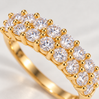 1.4ct Round Moissanite Ring in 925 Sterling Silver – Elegant Solitaire