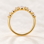 Moissanite Marquise & Round Ring for Women – Elegant Classic Jewelry