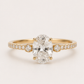 Oval-Cut Zirconia Statement Ring