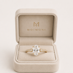 Oval-Cut Zirconia Statement Ring