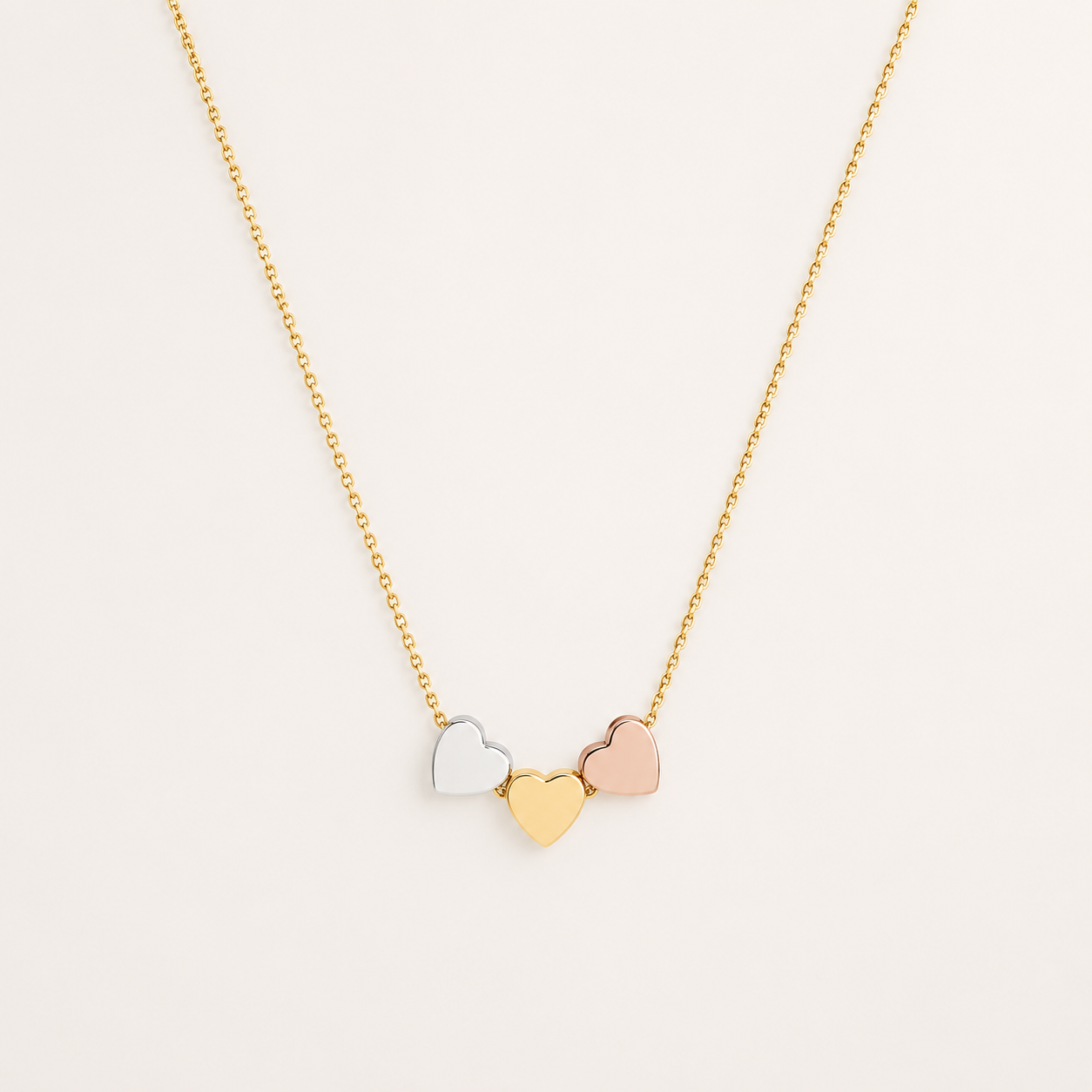 Three Hearts Elegance Necklace
