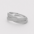 Éclat Croisé 925 Ring