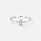 Éclat Rechteck 925 Ring