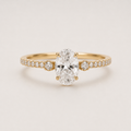 Oval-Cut Zirconia Statement Ring