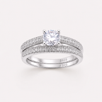 Turmalin-Halo-Ring 925er