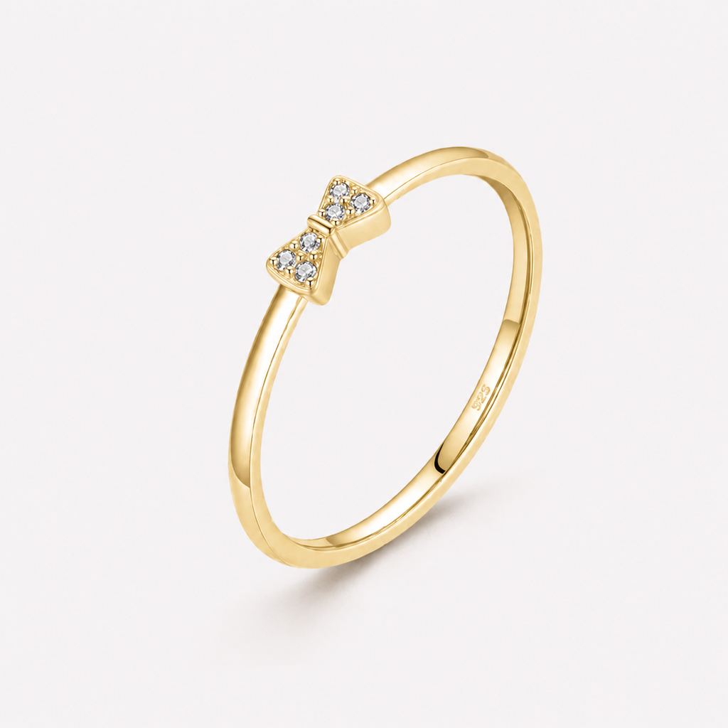 S925 Solitärringe – Zarte Steinkollektion