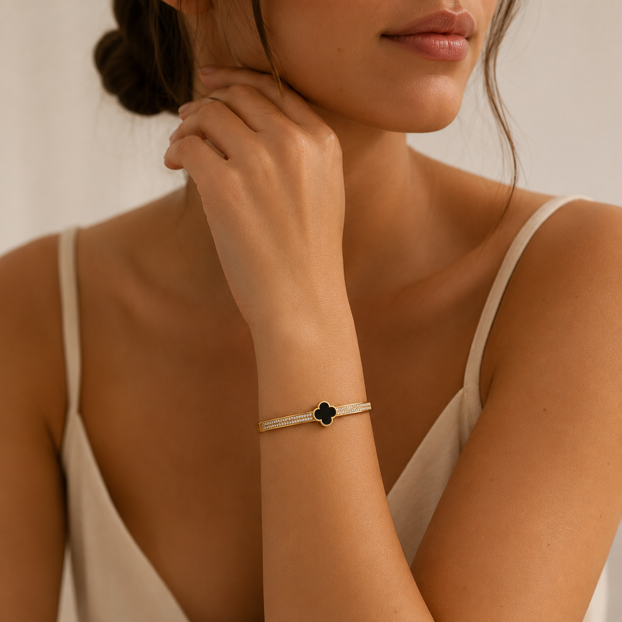 Bracelet Fleur Dorée