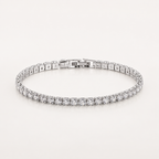 Éclat 4 mm S925 Sterling Silver Riviera Bracelet