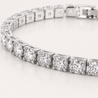 Éclat 4 mm S925 Sterling Silver Riviera Bracelet