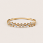 Éternelle Double Pavé-Ring