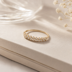 Éternelle Double Pavé-Ring