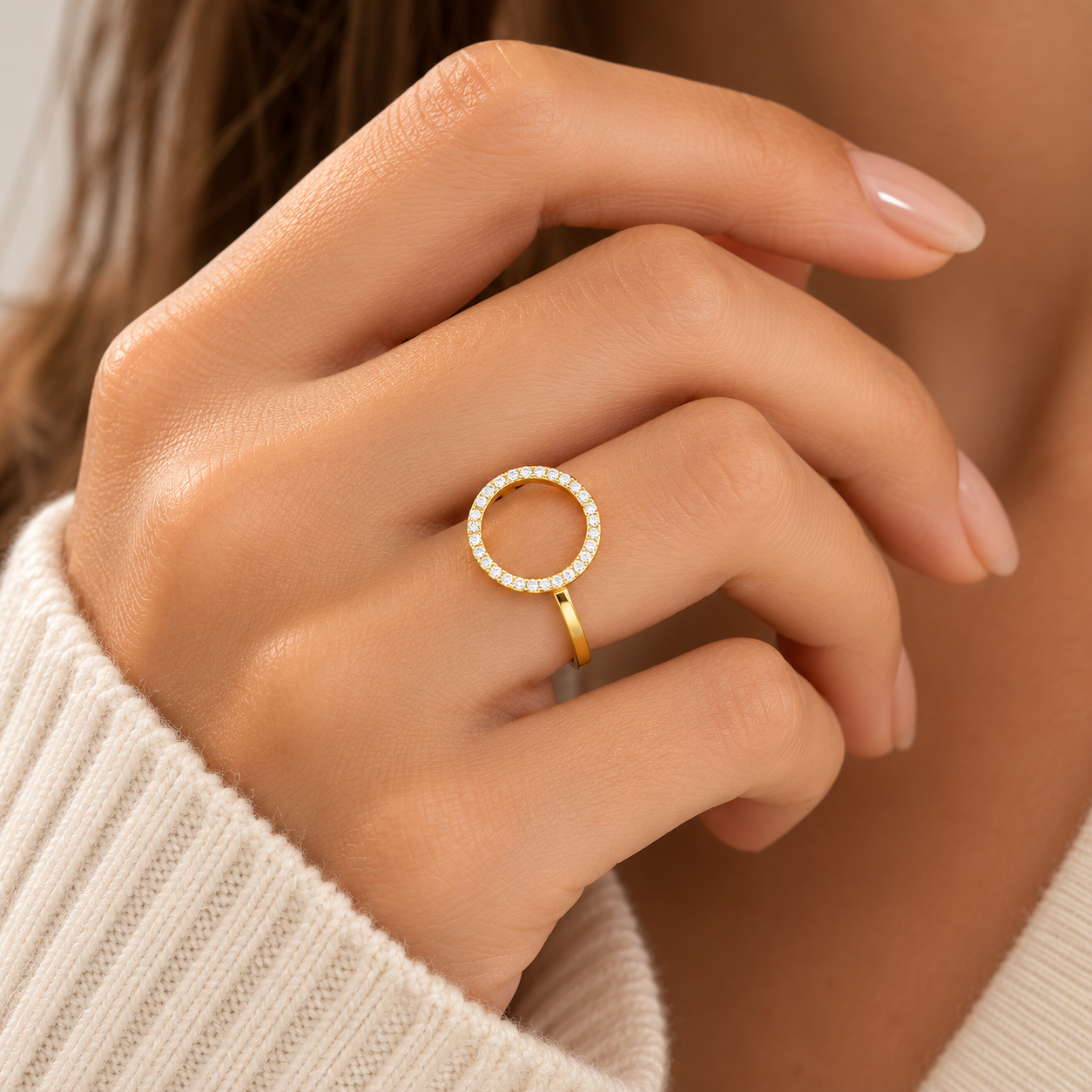 Lumière Pavé Ring
