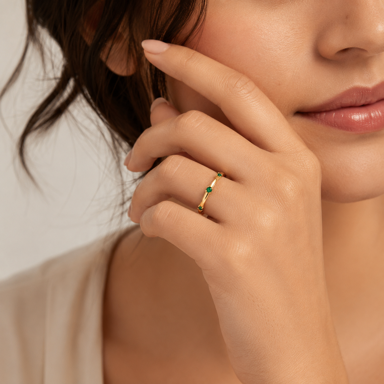 Aurora Pavé 925 Sterling Silber Ring