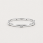 Aurora Pavé 925 Sterling Silber Ring