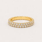 Lumière Pavé Eternity Ring