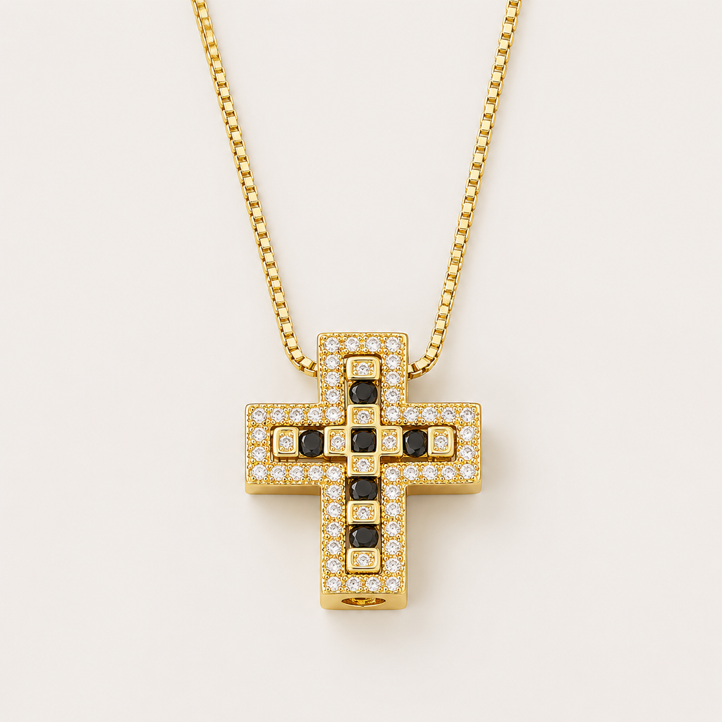 Croix Élégance Abnehmbare Kreuzkette