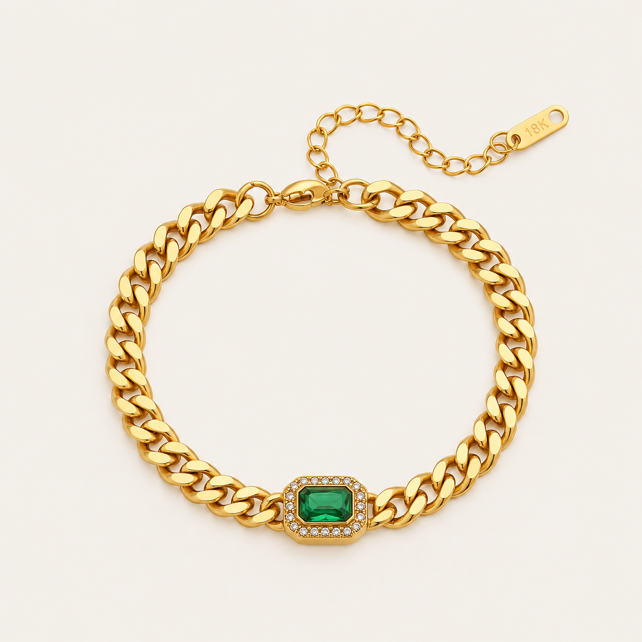 Elegant Zirconia Cuban Set