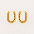 Boucles d'oreilles carrées Éclat