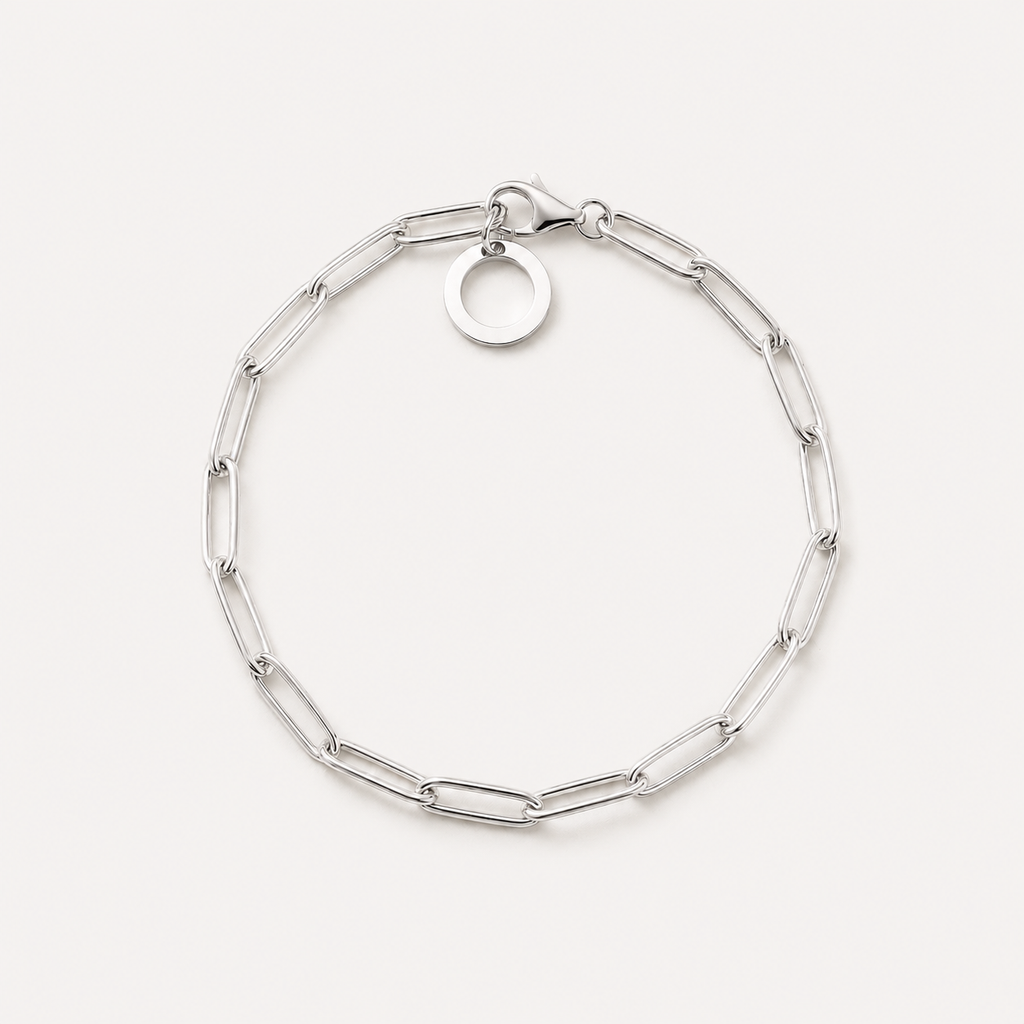 Aurelia Link Bracelet in 925 Sterling Silver