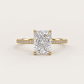 Éclat Rectangle 4CT Ring — 925 Sterling Silver