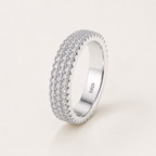 Éclat Pavé Ring — 925 Sterling Silver