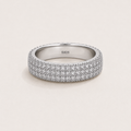 Éclat Pavé Ring — 925 Sterling Silver